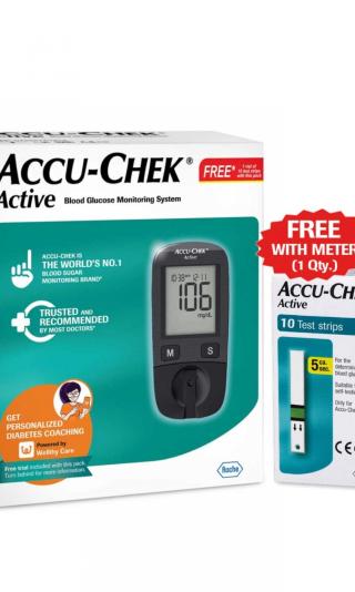 Accucheck_Active_Glucometer_with_10_Strips